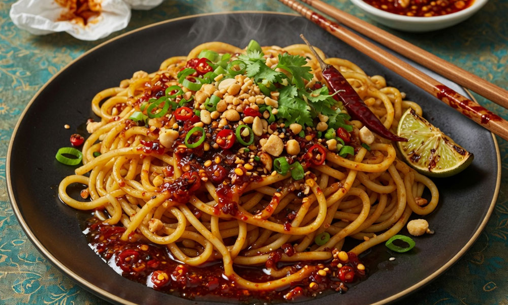 Singapore Chili Garlic Noodles