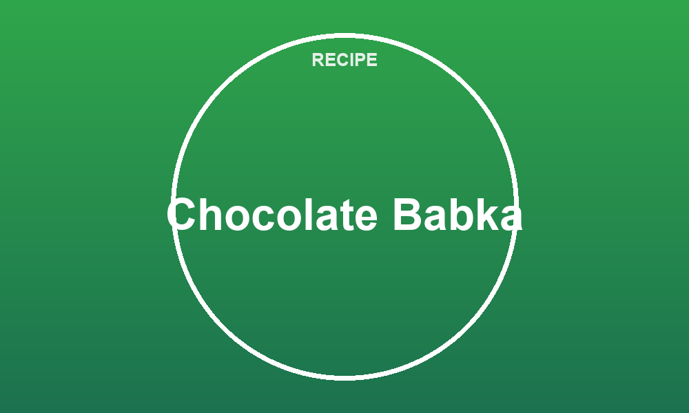 Chocolate Babka